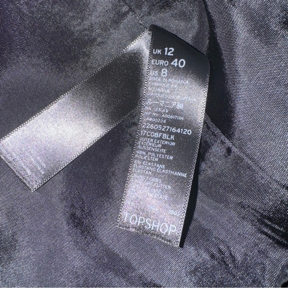 Topshop Black Open-Front Blazer | Very Good Condition - Picture 8 of 10